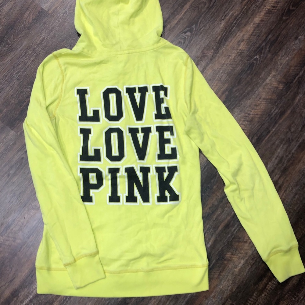 PINK zip up sweatshirt